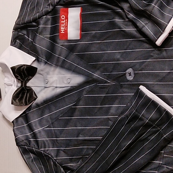 ☆SHIPS ASAP☆NWT Creepy Pasta the Salesman Kid's Halloween Costume Large 12-14 - Picture 4 of 13